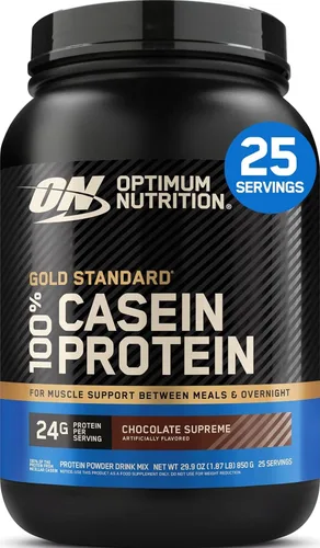 Vista 14 de Proteína caseína 100% de Optimum Nutrition, 2730380, 1, 1 24g of 100% Micellar Casein Protein Per Serving, Slow Digesting, Helps Keep You Full
