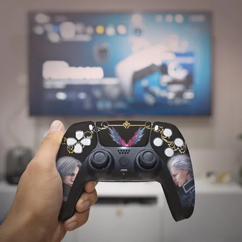 Vista 134 de Battman Custom PS-5 Controller Wireless compatible with Play-Station 5 Console by BCB Controllers Proudly Customized in USA with Permanent