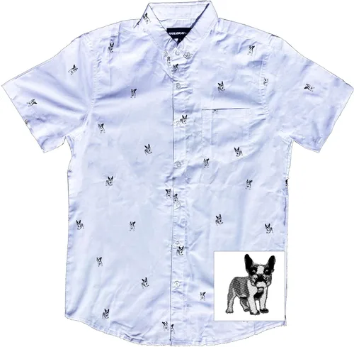 Vista 93 de Molokai Surf - Camisas hawaianas de manga corta con botones y corte ajustado