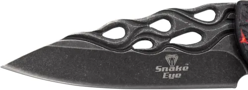 Vista 4 de Snake Eye Tactical Cuchillo plegable de bolsillo con mango de diseño suave y hermoso para todos los días (C5)