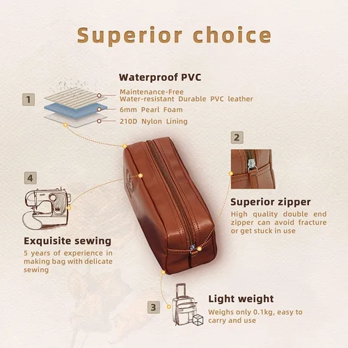 Vista 3 de Neceser personalizado para hombres con nombre – Neceser para hombre para viajar – Kit de aseo Dopp para hombre, regalo de padrinos de boda, regalos