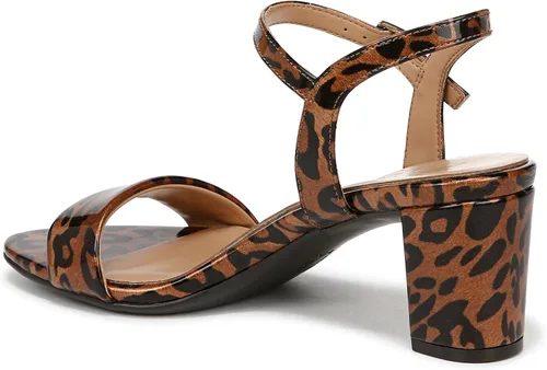 Vista 8 de Naturalizer Sandalias de tacón Bristol para mujer Patente de guepardo con estampado animal