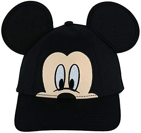 Vista 5 de Disney Youth Mickey Peeking Ear - Sombrero para jóvenes, color negro, Negro