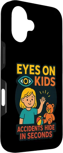Vista 3 de Eyes on Kids Child Safety Gift for Moms, Granny, Grandad Case for iPhone 16