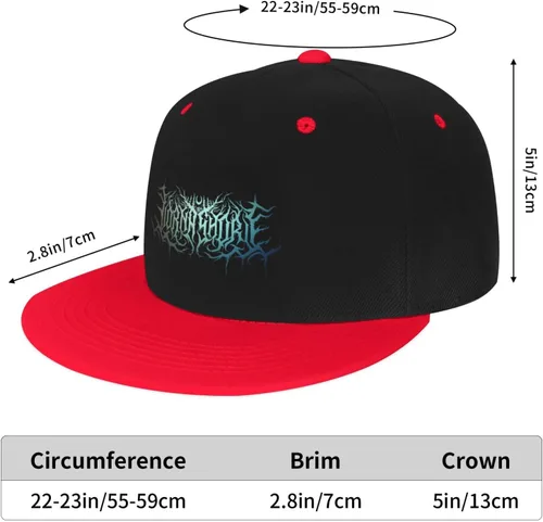 Vista 5 de Gorra de béisbol de tamaño ajustable para mujer, para festivales de música, gorra básica