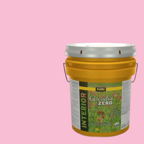 Vista 14 de Rodda Paint CASCADIA ZERO - Pintura plana e imprimación para interiores en uno, cuarto de galón, rosa Mullen