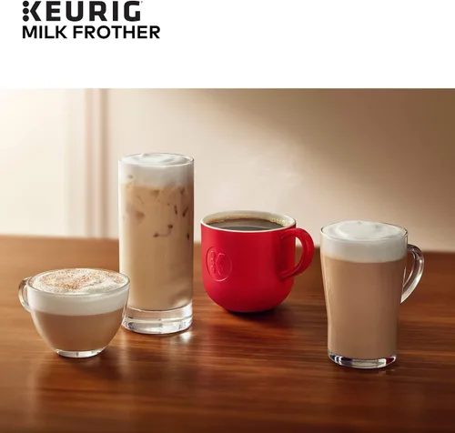 Vista 10 de Espumador Independiente Keurig Funciona con Leche No Láctea, Espumado Caliente y Frío, 6 Oz, Negro
