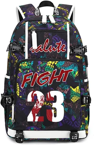 Vista 26 de Basketball Player 23 Multifunction Backpack Travel Daypacks Fans Laptop Bag For Men Wome