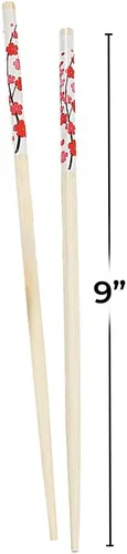 Vista 2 de Palillos de flor de cerezo (24 piezas) Suministros para bodas y fiestas