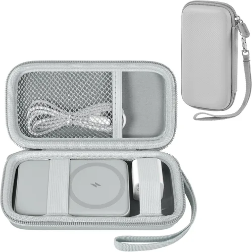 Vista 8 de Estuche para la batería magnética Anker de 10,000 mAh, cargador portátil inalámbrico plegable, soporte para 633/622/621/321 de 5,000 mAh Power Bank