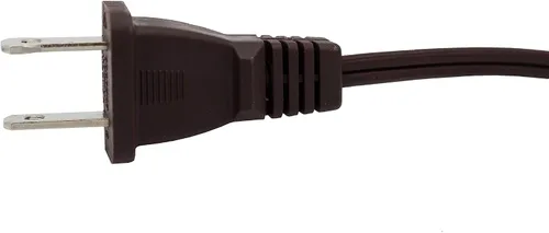 Vista 5 de Creative Hobbies cable de lámpara con clip y foco de 7 W para lámparas de sal, aldeas navideñas, calabazas y más - de 1,8 m con interruptor de Marrón