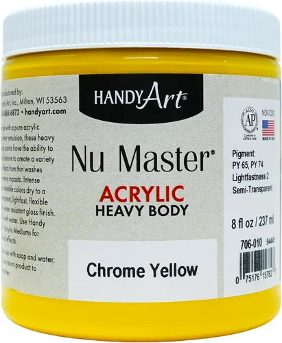 Vista 26 de Handy Art Nu Master - Pintura acrílica de cuerpo pesado, 8 onzas, carmesí Alizarin