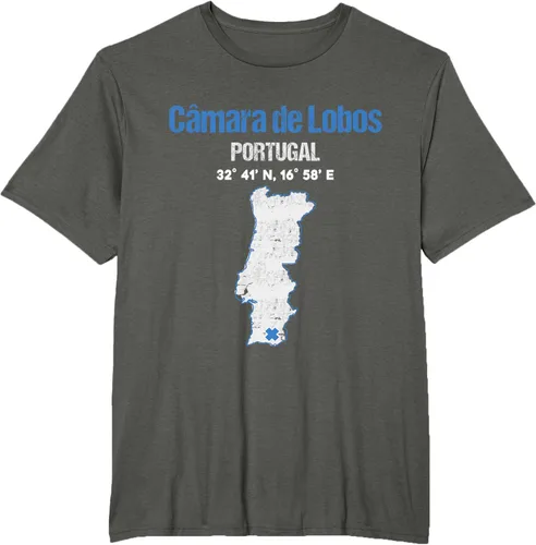 Vista 5 de Camiseta Câmara de Lobos Portugal City