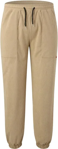 Vista 3 de Pantalones deportivos de pana para hombre, pantalones cargo casuales con cordón y cintura elástica, holgados, con bolsillos