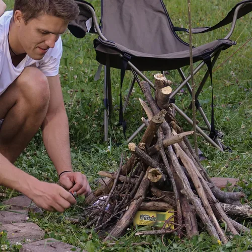 Vista 5 de Duraflame Iniciador de Fuego para Uso en Interiores y Exteriores - Troncos de Ignición Rápida para Barbacoa, Chimenea, Fogata y Campamentos