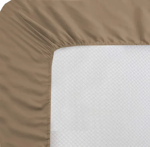 Vista 3 de Juego de sábanas para sofá cama, 100% algodón egipcio, las mejores sábanas sólidas para cama, altamente duraderas y transpirables, tejido satén