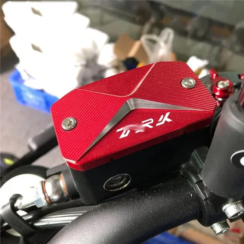 Vista 2 de Motorcycle Front Brake Master Cylinder Reservoir Cover Cap Rear Brake Oil Cup Protector/Fit for Benelli TRK 502X 502 Motorbike Accessories & Parts