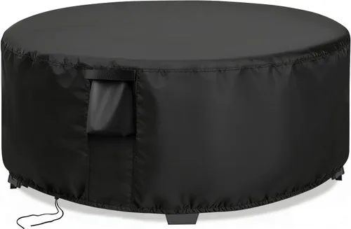 Vista 12 de Funda pequeña para mesa auxiliar de exterior, cubierta de mesa auxiliar de patio de 17 pulgadas para exteriores, funda impermeable para muebles