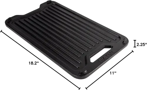 Vista 7 de Traeger Grills BAC609 ModiFIRE Accesorio de Plancha Reversible de Hierro Fundido para Parrilla