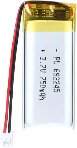Vista 10 de 3.7V 2000mAh Batería 103450 Li-ion Li-ion recargable Li-ion Li-Po Batería con 2P PH 0.079 in Pitch Connector