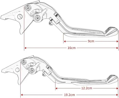 Vista 4 de Levers Handlerbar for FZ-8 FZ8 2011-2015 Motorcycle Folding Adjustable Brake Clutch Levers Handlebar Grips Parts