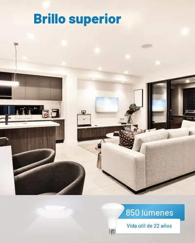 Vista 2 de Sunco - Paquete de 12 bombillas LED BR30, bombillas empotradas, bombilla de inundación para interiores, 850 LM, 11 W (equivalente a 65 W), blanco