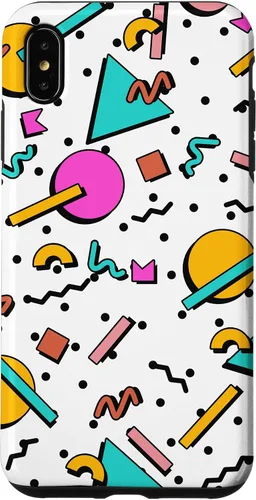 Vista 11 de Vintage Geometría Forma Patrón Retro 80s 90's Nostalgia Case para iPhone 17