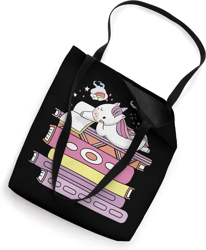 Vista 2 de Unicorn Book Reading Girl Reader Future Librarian - Bolsa de mano