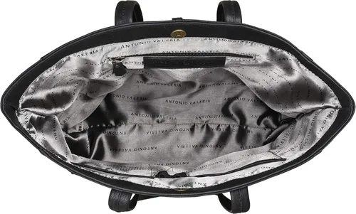 Vista 3 de ANTONIO VALERIA Regalo para el día de la madre Alexis cuero totebolso de hombro con asa superior para las mujeres