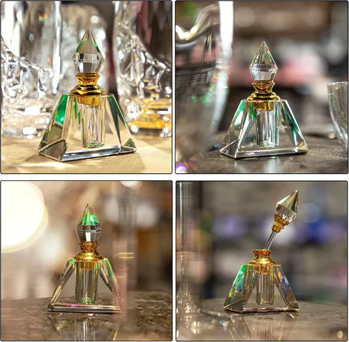 Vista 4 de Minibotellas de perfume egipcias rellenables de 3 ml, H&D
