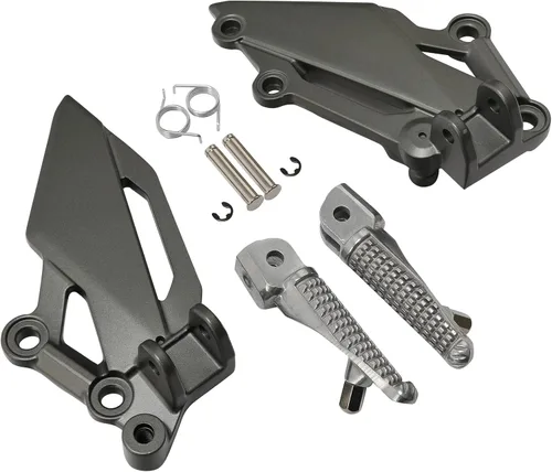 Vista 2 de TCT-MOTORPARTS Soporte para reposapiés delantero para Kawasaki NINJA 300 EX300 2013-2017; Z300 2015-2018; Ninja 250R 2013-2017; Z250 2013-2018