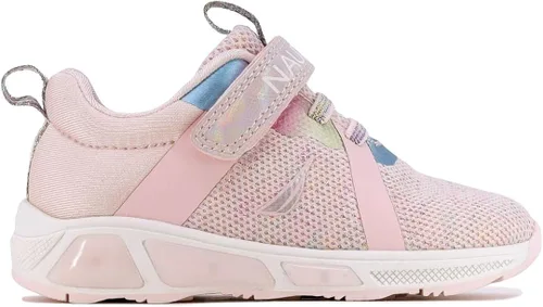 Vista 4 de Nautica Tenis deportivos con luz intermitente para niños con una correa a la moda y divertida para niños y niñas disponibles en tallas para niños