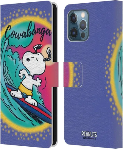 Vista 66 de Head Case Designs Funda de piel con licencia oficial de Peanuts Beach Surf Snoopy Boardwalk Airbrush compatible con Apple iPhone 11