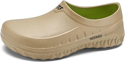 Vista 8 de Zuecos de trabajo para hombres y mujeres: zapatos de chef antideslizantes, zuecos impermeables para servicio de alimentos, zapatos de trabajo