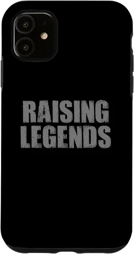Vista 5 de iPhone 15 "RAISE LEGENDS" Proud. Dedicated. Bold. Parenting Case