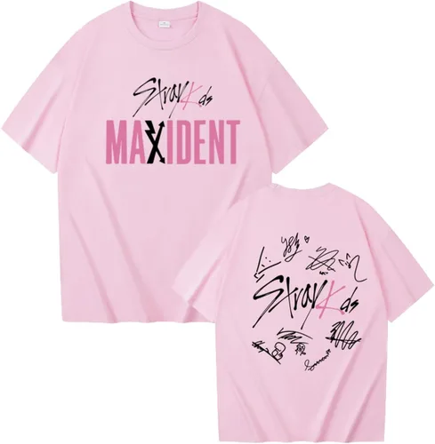 Vista 10 de Xkpopfans Kpop SKZ Straykids Maxident Merch - Camiseta unisex Felix Minho