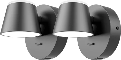 Vista 25 de URSOLA Aplique de pared que funciona con pilas con control remoto, lámpara de pared recargable con batería LED de 9000mAh, 3CCT y ajustable