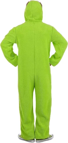Vista 5 de Oscar the Grouch Costume Onesie for Adults
