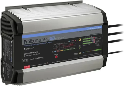 Vista 2 de ProTournament Elite 3 240 24 Amp 2-Bank Cargador de batería