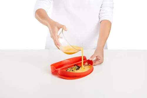Vista 3 de Lekue Fabricante de Tortillas, Modelo #, Rojo Pequeño