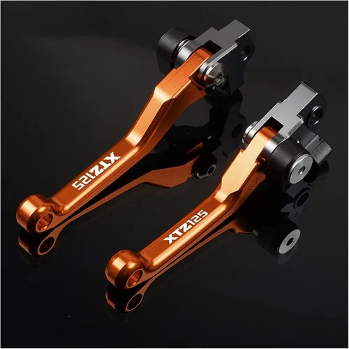 Vista 8 de Manillar de palancas para Yamaha XTZ125 XTZ 125 2003-2016 2014 2013 2012 2011 2010 2009 2008 2007 2006 2005 2004 Motocross Accesorios Pivot ke Negro