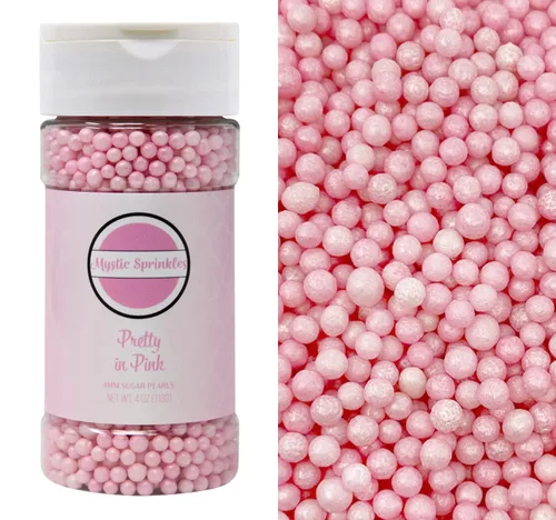 Vista 7 de Mystic Sprinkles Botellas de perlas de azúcar de 0.157 in (mezcla de tuxedo de perlas de azúcar de 0.157 in 4.2 onzas)
