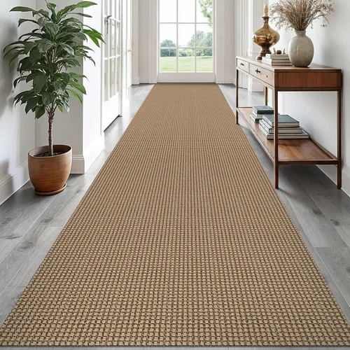 Vista 155 de EARTHALL Alfombra tejida de 2 x 3 pies, lavable para entrada, alfombra trenzada antideslizante, alfombra para puerta interior y exterior, alfombra