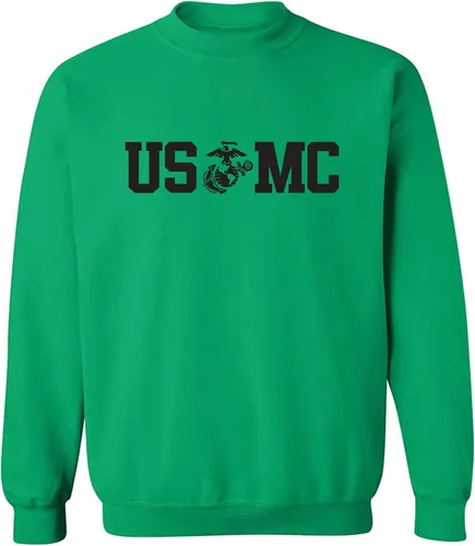 Vista 12 de zerogravitee USMC Eagle Globe Anchor - Sudadera con cuello redondo Real