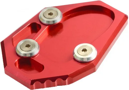 Vista 6 de KAnduo Para Yamaha para MT-07 para XJ6 para FZ6 MT-07 MT07 XJ6/ABS FZ6R FZ6 ABS Kickstand Ampliar placa de pie lateral Ampliadora Soporte de Azul