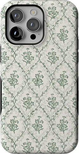 Vista 92 de Casely Funda para iPhone 14 Pro Viva La Vida Frida Kahlo Collage Floral Compatible con MagSafe Diseño protector audaz