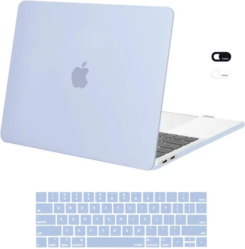 Vista 13 de MOSISO Funda compatible con MacBook Pro de 13 pulgadas M2 M1 2026 2025 2024 azul (Airy Blue)