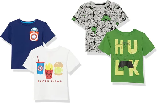 Vista 15 de Amazon Essentials Disney Marvel Star Wars Camisetas de manga corta para niños y bebés (anteriormente Spotted Zebra), Multipacks