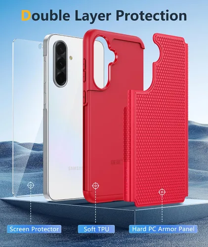 Vista 1043 de FNTCASE Funda para iPhone 17 Pro: Fundas delgadas translúcidas de color azul claro compatibles con MagSafe, protección completa de la cámara