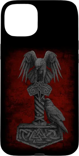Vista 9 de Funda para iPhone 17 de Mjolnir Odín de la mitología vikinga nórdica de Thor